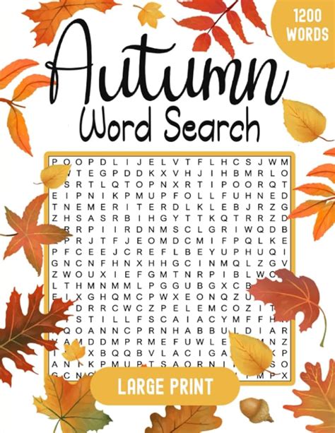 All About Autumn Word Search