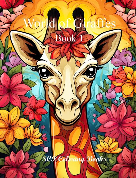 All About Giraffes: A Coloring Book