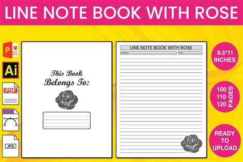 Amazing Colour Line Note Book