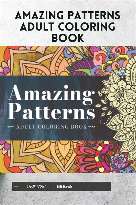 Amazing Patterns Adult Coloring Book Doodle Art