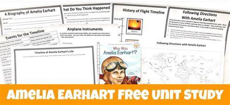Amelia Earhart Unit Study