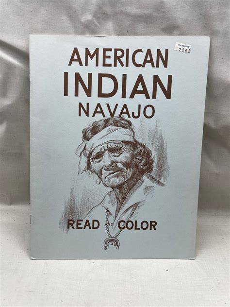 American Indian Navajo Read and Color Book