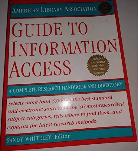 American Library Association Guide to Information Access