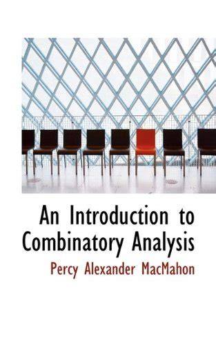 An Introduction to Combinatory Analysis