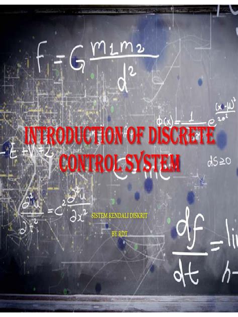 An Introduction to Discrete Systems