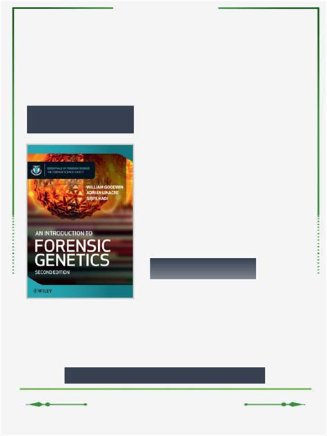 An Introduction to Forensic Genetics