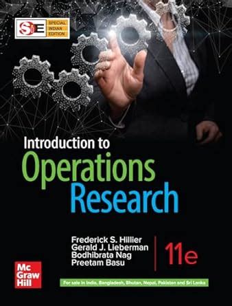 An Introduction to Operations Research