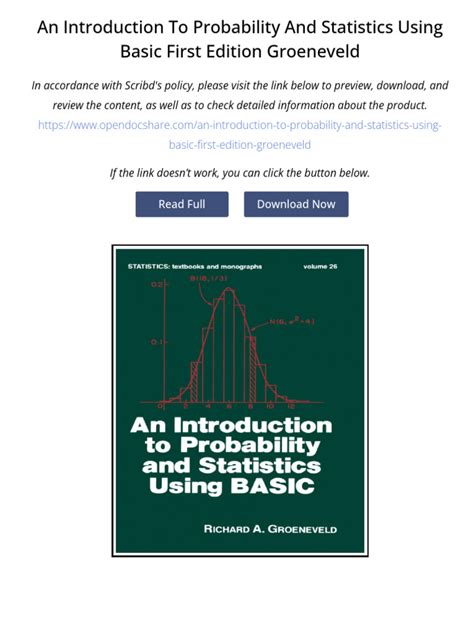 An Introduction to Probability and Statistics Using Basic