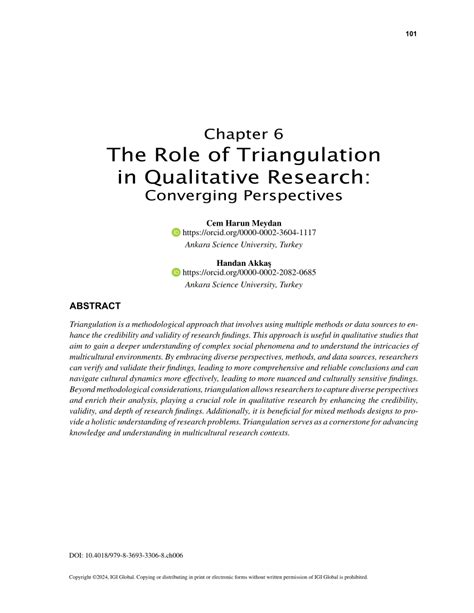 Analysing the Role of Triangulation in Research