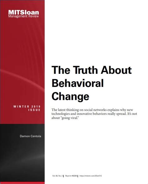 Analysis of Behavioral Change.