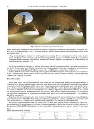 Analysis of thin tile vaulted structures