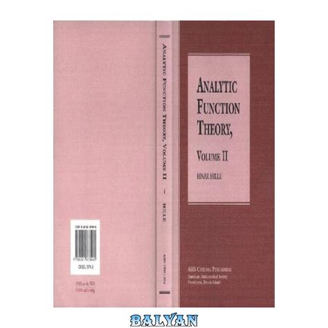 Analytic Function Theory