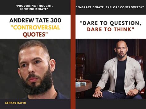 Andrew Tate 300 "Controversial Quotes"