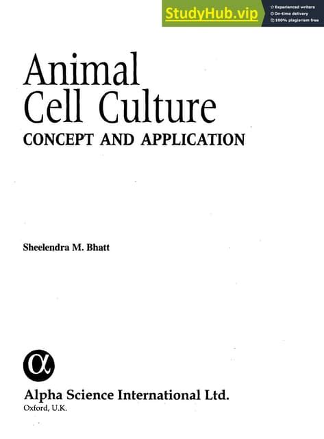 Animal Cell Culture