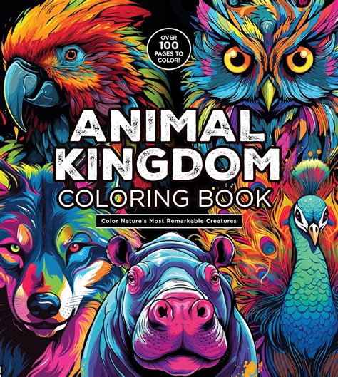 Animal Kingdom Colouring Book