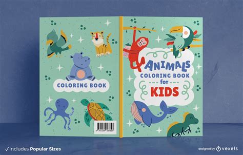 Animals coloring book: Coloring book
