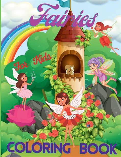 Anime Fairies Coloring Book