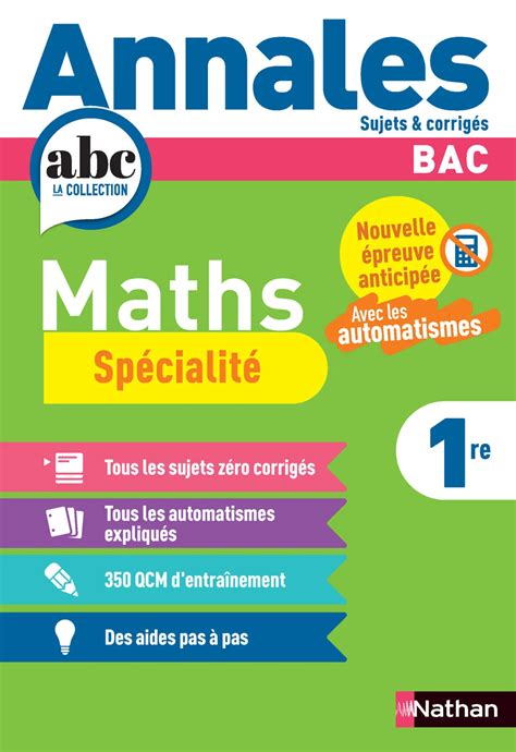 Annales Bac Maths 1re
