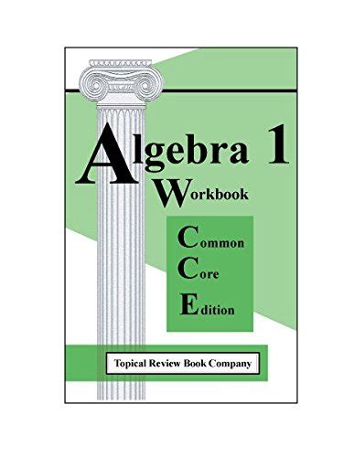 Answer Key for Algebra 1 Workbook Common Core Edition