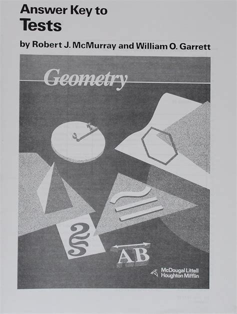 Answer key to tests: Geometry
