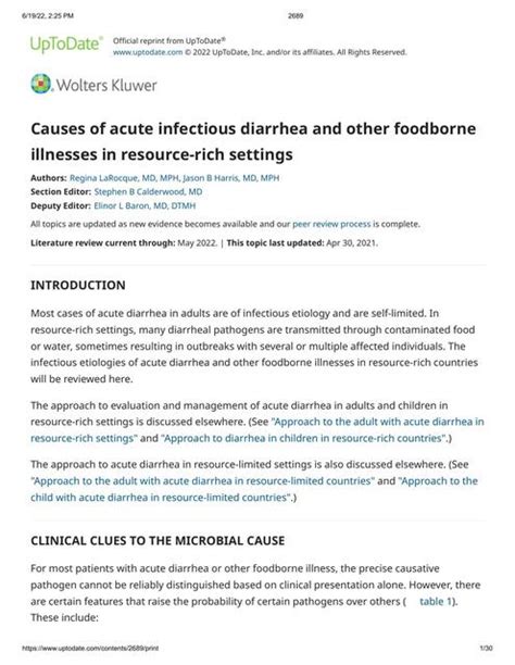 Appendices for Notes from a Diarrhea Doc