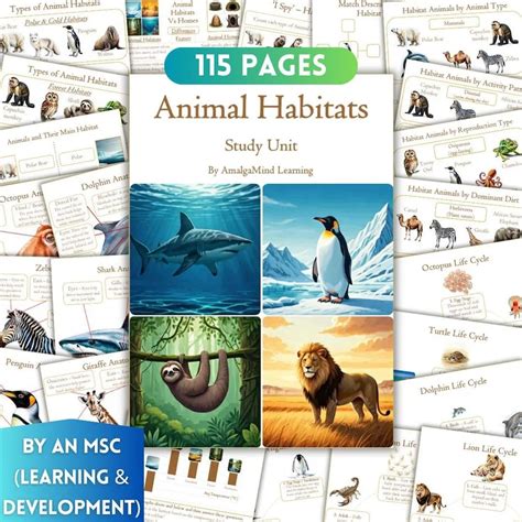 Aquatic Habitats Unit Study