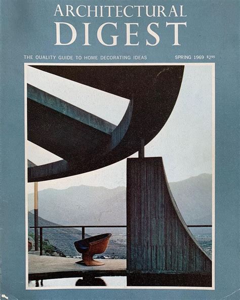 Architectural Digest Magazine APRIL 1969