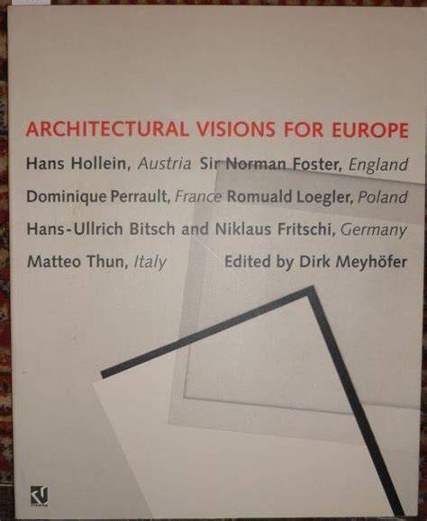 Architectural Visions for Europe (German Edition)