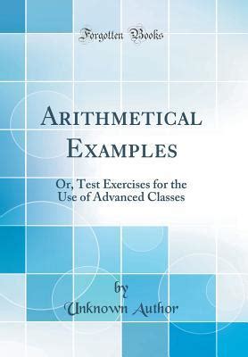 Arithmetical Examples