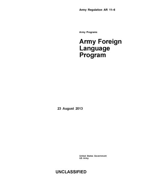 Army Programs: Army WARTRACE Program
