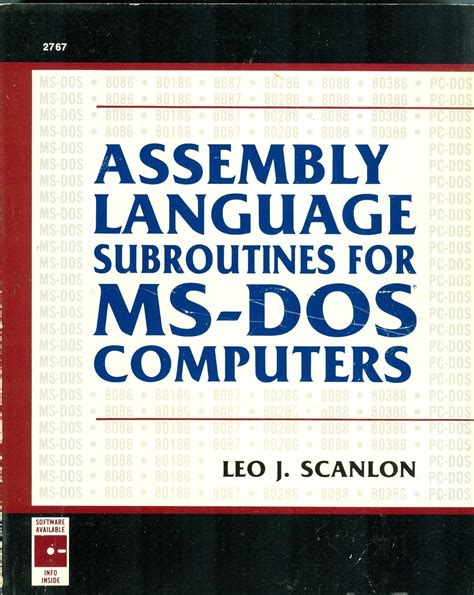 Assembly Language Subroutines for MS-DOS Computers