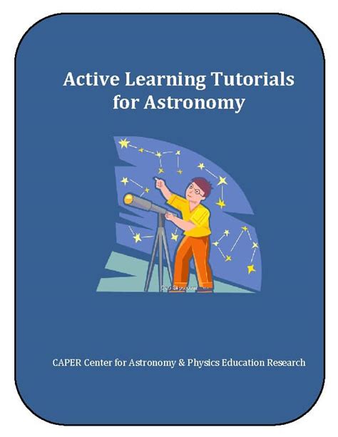 Astronomy Active Learning In-Class Tutorials