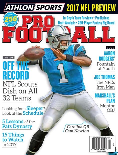 Athlon Sports 2017 Pro Football Draft Preview Magazine