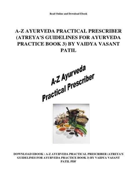 Ayurvedic Practical Prescriber