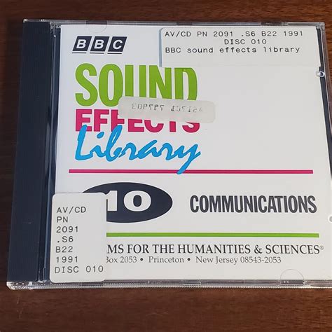 BBC Sound Effects Library 10 Communications