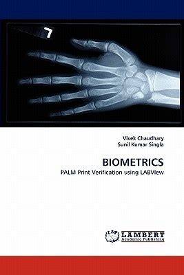 BIOMETRICS: PALM Print Verification using LABVIew