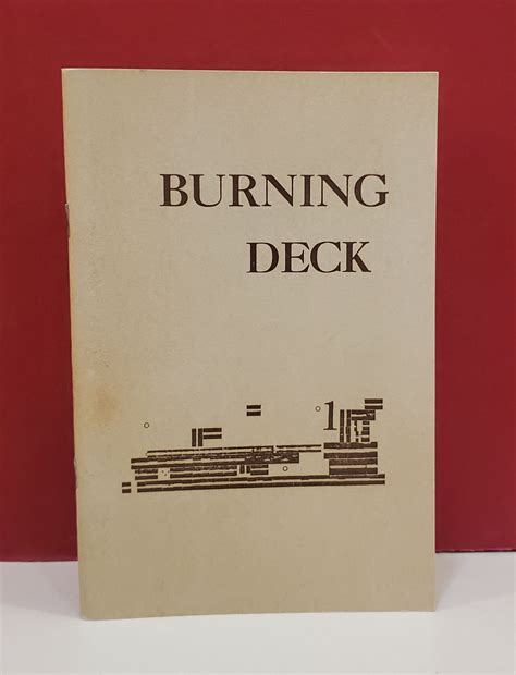 BURNING DECK - First Issue, Fall 1962