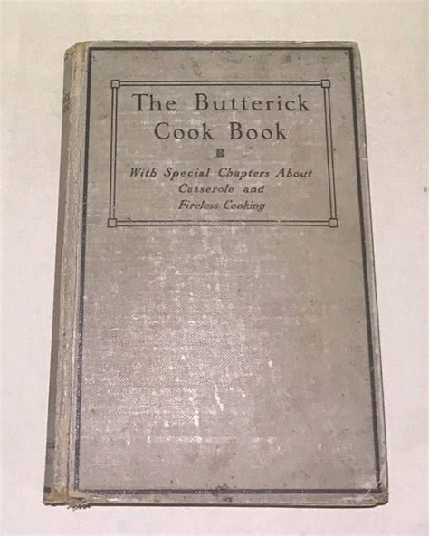 BUTTERICK COOK BOOK