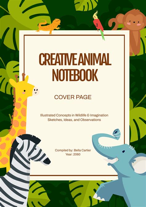 Baby Animal Notebook