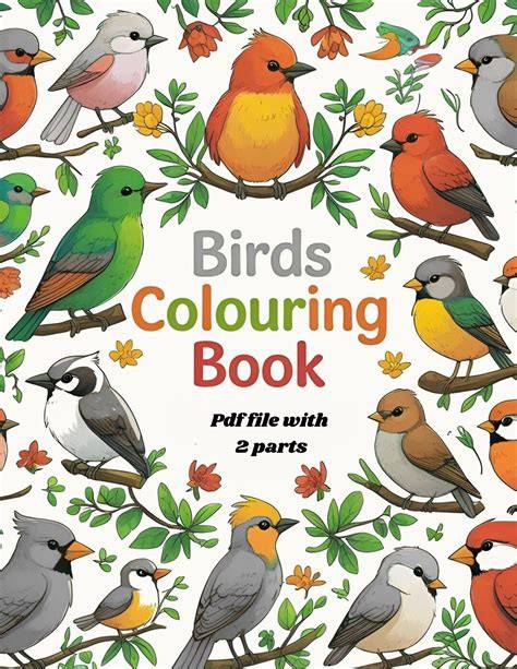Baby Birds Colouring Book