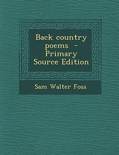 Back Country Poems