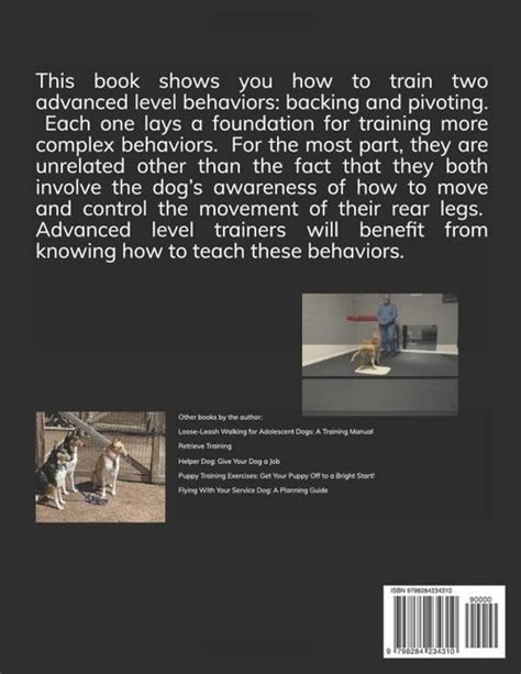 Backing and Pivoting: Training Advanced Level Behaviors
