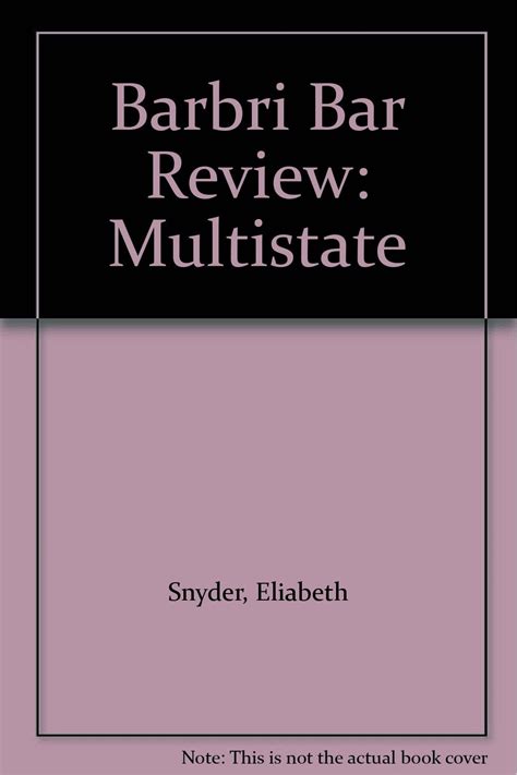 BarBri Bar Review Multistate