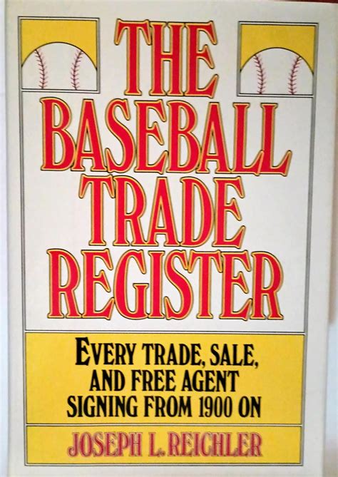 Baseball Trade Register