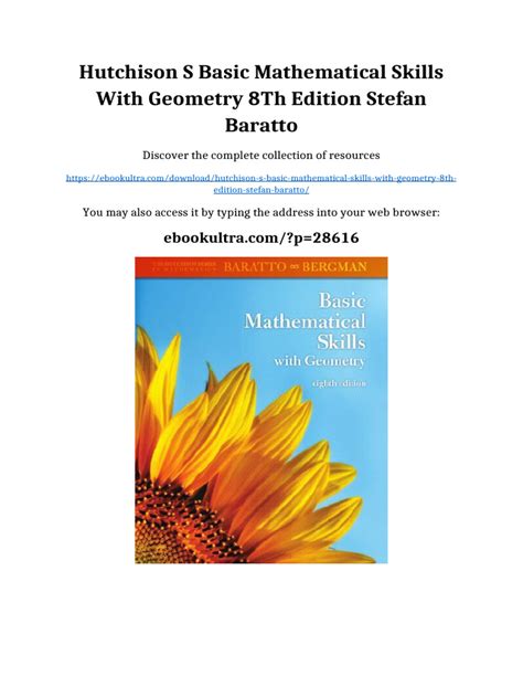 Basic Mathematical Skills with Geometry