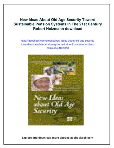 Basic problems in old age security
