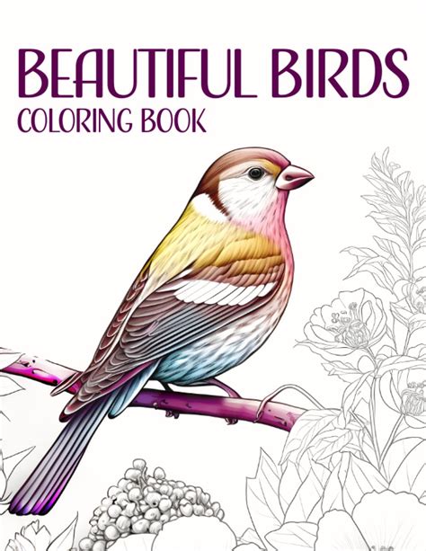 Beautiful Birds Coloring Book (Nature Coloring Series)