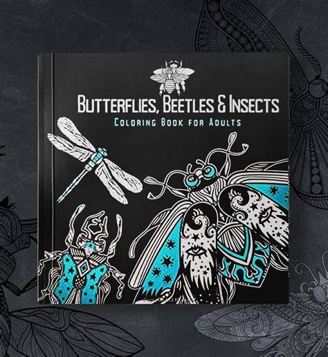 Beautiful Insects Coloring Books For Adults