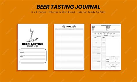 Beer Tasting LogBook & Journal