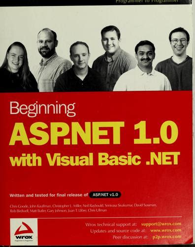 Beginning ASP.NET 1.0 with VB.NET